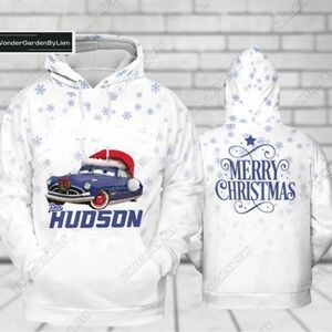 Christmas Doc Hudson Hoodie, Pixar Cars Size: 3XL, Type: Unisex